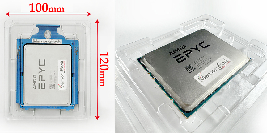 mpksp3 58.5x75.4 cpu plastic box packaging lga4094 amd epyc sp3 str4